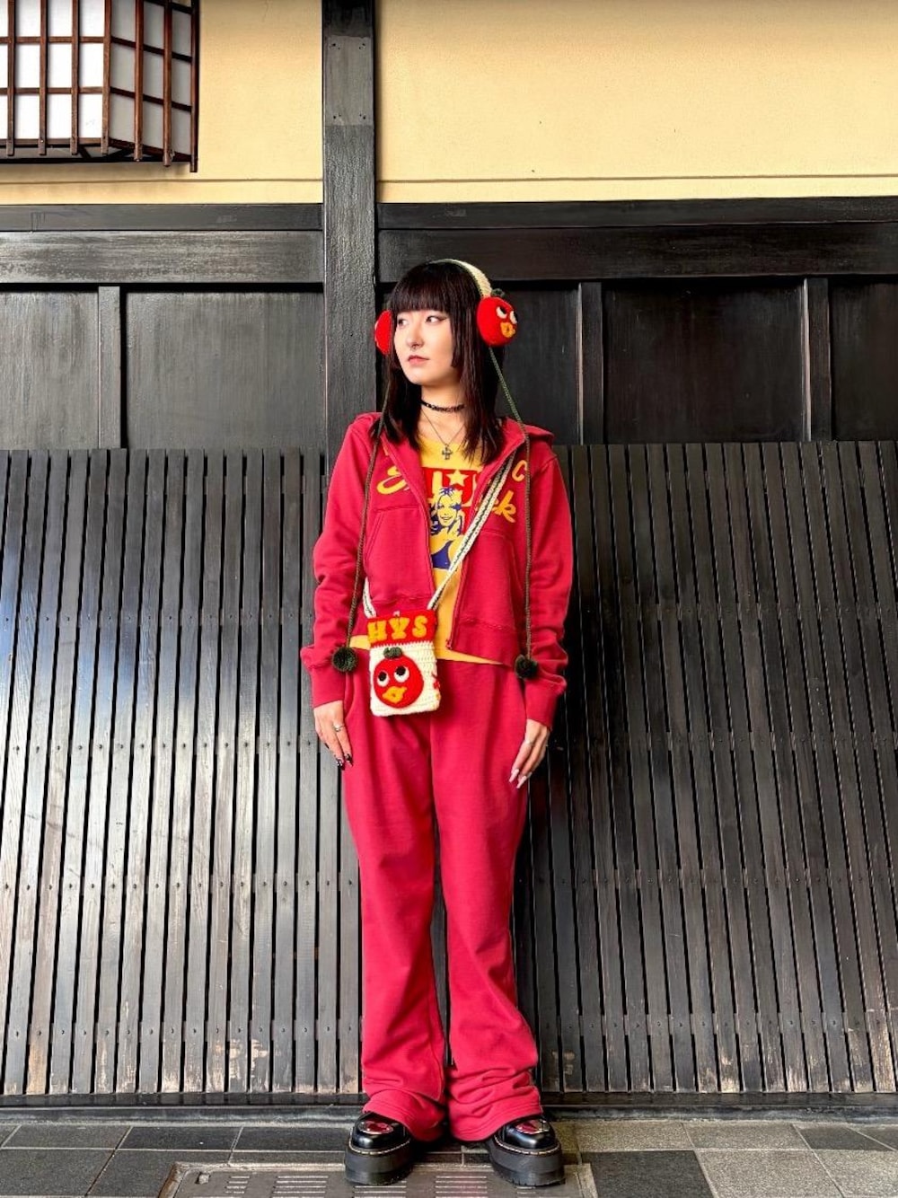 HYSTERIC GLAMOURのイヤーマフを使った人気ファッションコーディネート