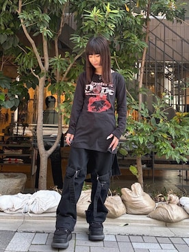 「ロック」｜AMさん（レディース・151cm）の秋コーディネート