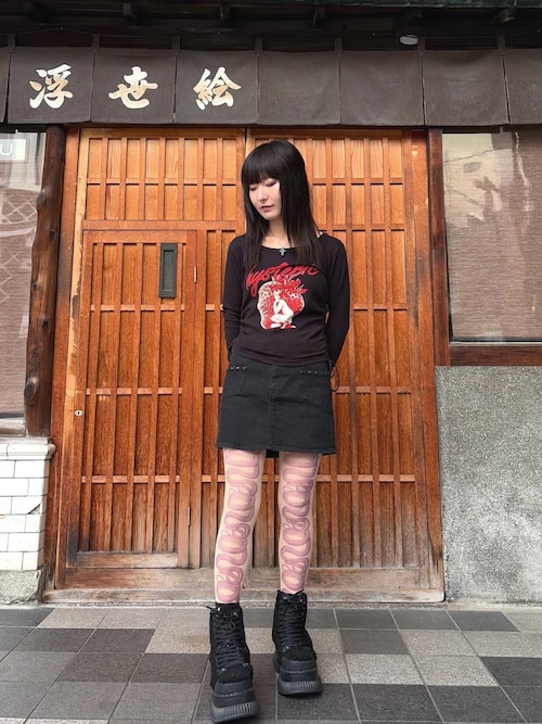 MIDNIGHT BERRY チビTシャツ（Tシャツ/カットソー）｜HYSTERIC GLAMOUR