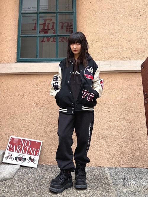 HYSTERIC GLAMOUR大阪店AMさんのパーカーを使ったコーディネート