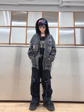 AMさん（レディース・151cm）の冬コーディネート