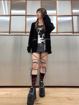 HYSTERIC GLAMOURのキャミソールを使った人気ファッション