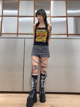 AMさん(レディース・151cm)の夏コーディネート