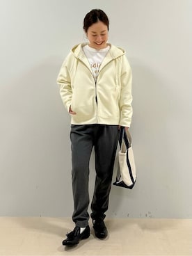 「chausser（ショセ）のアイテム」を使った、kayoさん（レディース・150cm）の秋コーディネート