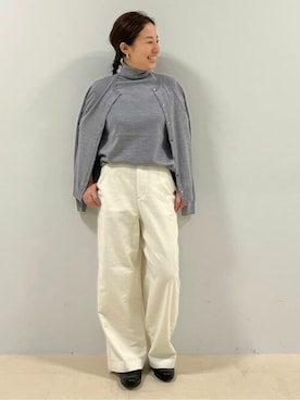 「chausser（ショセ）のアイテム」を使った、kayoさん（レディース・150cm）の秋コーディネート