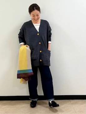 「chausser（ショセ）のアイテム」を使った、kayoさん（レディース・150cm）の秋コーディネート