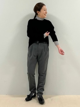 「chausser（ショセ）のアイテム」を使った、kayoさん（レディース・150cm）の秋コーディネート