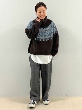 「フレンチカジュアル」｜kayoさん（レディース・150cm）の秋コーディネート