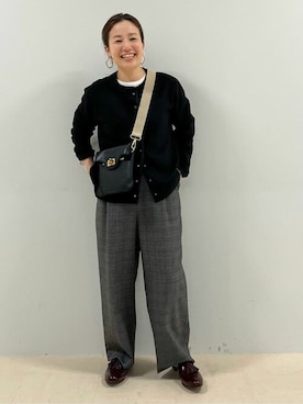 「chausser（ショセ）のアイテム」を使った、kayoさん（レディース・150cm）の秋コーディネート
