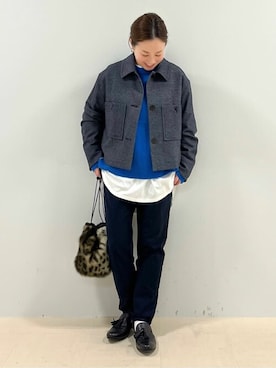 「フレンチカジュアル」｜kayoさん（レディース・150cm）の冬コーディネート