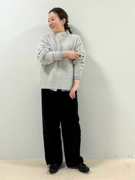 「chausser（ショセ）のアイテム」を使った、kayoさん（レディース・150cm）の冬コーディネート