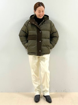 「chausser（ショセ）のアイテム」を使った、kayoさん（レディース・150cm）の冬コーディネート