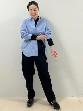 「chausser（ショセ）のアイテム」を使った、kayoさん（レディース・150cm）の冬コーディネート