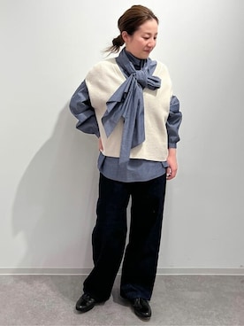 「フレンチカジュアル」｜kayoさん（レディース・150cm）の春コーディネート