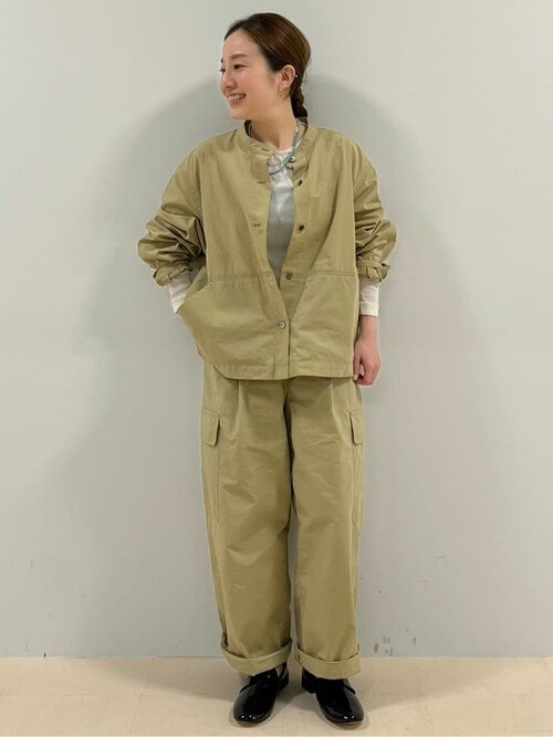 HUMAN WOMAN 横浜そごうkayoさんのブルゾンを使った