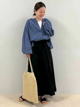 「スカーチョ」｜kayoさん（レディース・150cm）の夏コーディネート