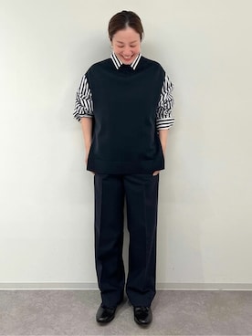 「chausser（ショセ）のアイテム」を使った、kayoさん（レディース・150cm）の秋コーディネート