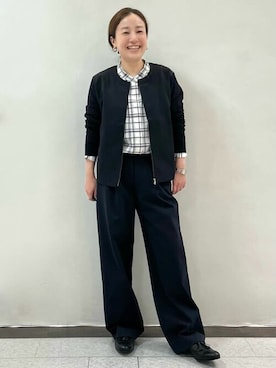 「chausser（ショセ）のアイテム」を使った、kayoさん（レディース・150cm）の秋コーディネート