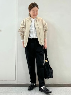 「chausser（ショセ）のアイテム」を使った、kayoさん（レディース・150cm）の秋コーディネート