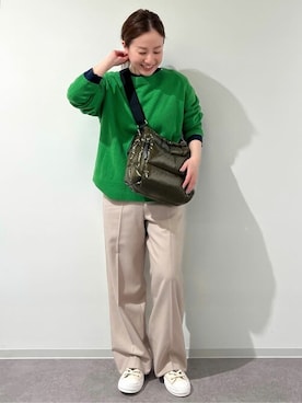 「Jack Gomme（ジャックゴム）のアイテム」を使った、kayoさん（レディース・150cm）の秋コーディネート