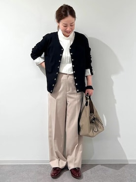 「chausser（ショセ）のアイテム」を使った、kayoさん（レディース・150cm）の秋コーディネート