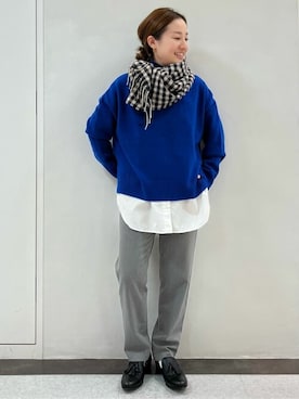 「Glen Prince（グレンプリンス）のアイテム」を使った、kayoさん（レディース・150cm）の秋コーディネート