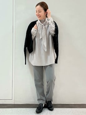「chausser（ショセ）のアイテム」を使った、kayoさん（レディース・150cm）の秋コーディネート