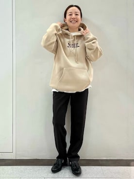 「chausser（ショセ）のアイテム」を使った、kayoさん（レディース・150cm）の冬コーディネート