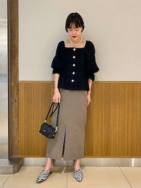 UCHIYAMAさん（レディース・165cm）の春コーディネート