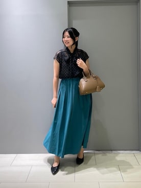 「アイテム（タンクトップ）」を使った、Shioさん（レディース・161cm）の夏コーディネート