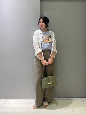 「ミッキー」｜Shioさん（レディース・161cm）の夏コーディネート