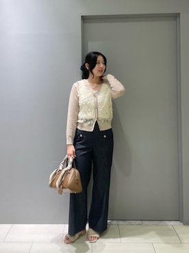 「アイテム（バンダナ/スカーフ）」を使った、Shioさん（レディース・161cm）の夏コーディネート