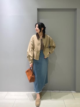 「アイテム（その他アウター）」を使った、Shioさん（レディース・161cm）の夏コーディネート
