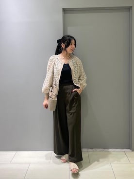 「アイテム（アクセサリー）」を使った、Shioさん（レディース・161cm）の秋コーディネート