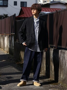 ARKnets STAFFさん（メンズ・181cm）の冬コーディネート