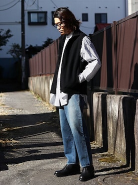 ARKnets STAFFさん（メンズ・173cm）の冬コーディネート