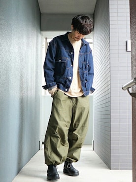 「フラッグスポーツ」｜ARKnets STAFFさん（メンズ・175cm）の冬コーディネート