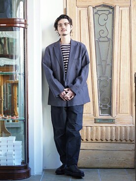 「アークネッツ」｜「アイテム（ジャケット/アウター）」を使った、ARKnets STAFFさん（メンズ・175cm）の冬コーディネート