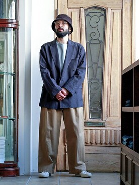 「アークネッツ」｜「アイテム（ジャケット/アウター）」を使った、ARKnets STAFFさん（メンズ・174cm）の冬コーディネート