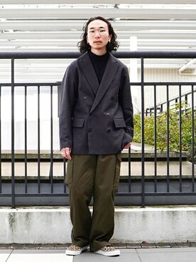 「アークネッツ」｜「アイテム（ジャケット/アウター）」を使った、ARKnets STAFFさん（メンズ・171cm）の冬コーディネート