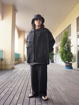 「アークネッツ」｜「アイテム（ジャケット/アウター）」を使った、ARKnets STAFFさん（メンズ・168cm）の春コーディネート
