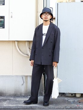 「アークネッツ」｜「アイテム（ジャケット/アウター）」を使った、ARKnets STAFFさん（メンズ・173cm）の春コーディネート