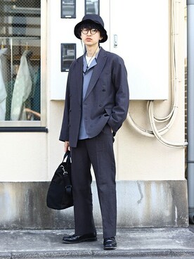 「アークネッツ」｜「アイテム（ジャケット/アウター）」を使った、ARKnets STAFFさん（メンズ・181cm）の春コーディネート