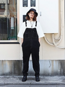 「アークネッツ」｜「アイテム（帽子）」を使った、ARKnets STAFFさん（メンズ・173cm）の春コーディネート