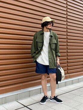 「WP（ダブリューピー）のアイテム（ジャケット/アウター）」を使った、ARKnets STAFFさん（メンズ・174cm）の夏コーディネート