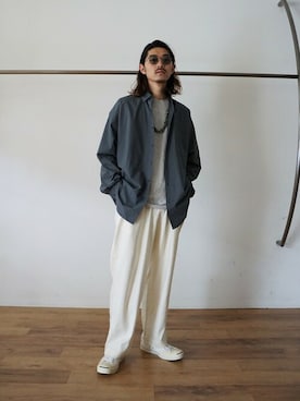 「ポートバイアーク」｜「アイテム（アクセサリー）」を使った、ARKnets STAFFさん（メンズ・173cm）の夏コーディネート