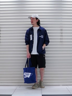 「ABU GARCIA（アブ・ガルシア）のアイテム」を使った、ARKnets STAFFさん（メンズ・175cm）の夏コーディネート