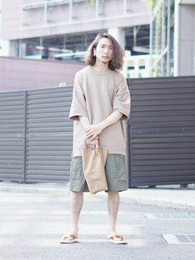 「エコバッグ」｜ARKnets STAFFさん（メンズ・171cm）の夏コーディネート