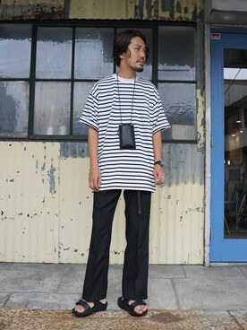 「SLOW」｜ARKnets STAFFさん（メンズ・178cm）の夏コーディネート