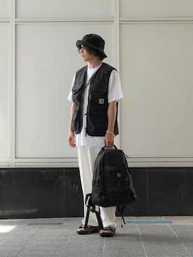 ARKnets STAFFさん（メンズ・169cm）の夏コーディネート